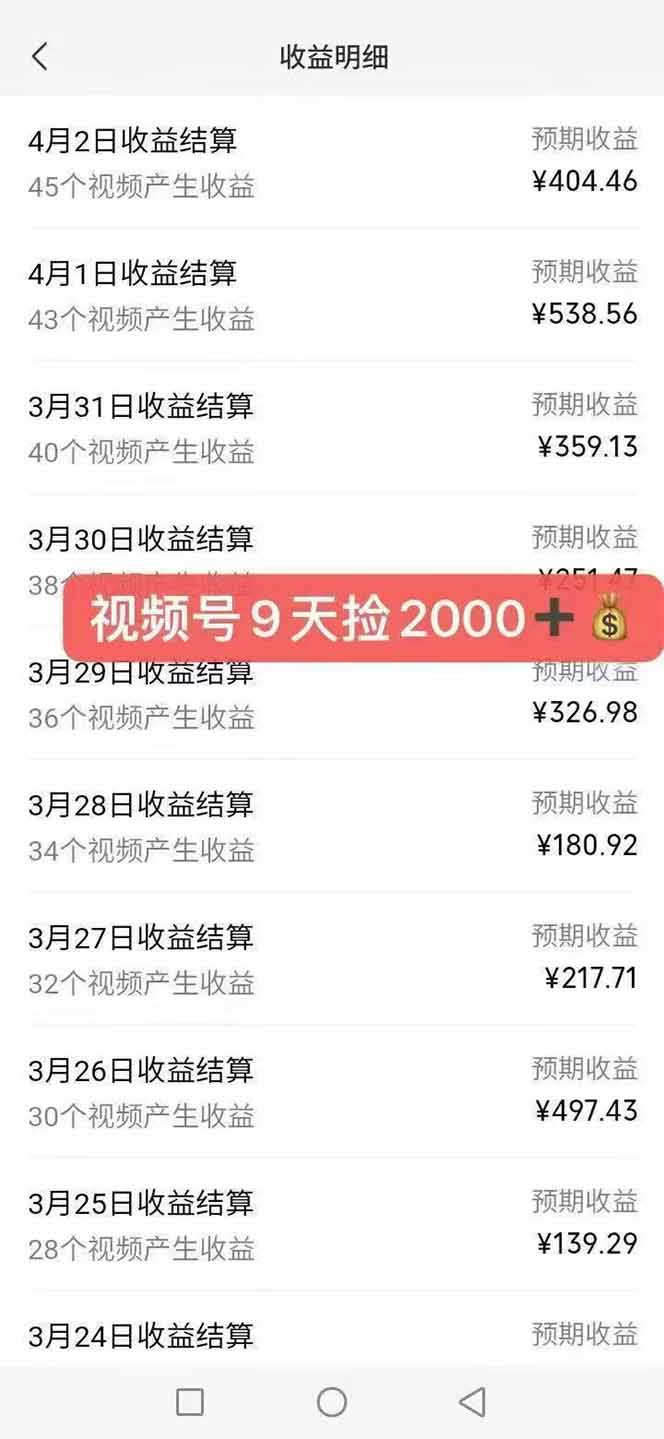 全新托管躺赚项目,微信视频号公众号托管代运营,每天五分钟,收益大几百